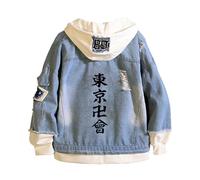 LHABCTRO Tokyo Reven-gers Felpa da Uomo, Felpa con Cappuccio Sport, Cappotto da Baseball Invernale, Felpe(Multicolor 7,M)