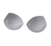 LHAODDUO 2/4 Pezzi Triangolo Spugna Push up Reggiseno Cuscinetti for Le Donne Invisibile Inserto Costume da Bagno Bikini Seno rinforzatori Petto Coppa Cuscinetti Accessori(Gray,1pairs 2pcs)