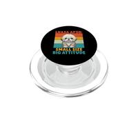 Lhasa Apso piccola dimensione grande atteggiamento Lhasa Apso PopSockets PopGrip per MagSafe