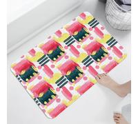 Lhayeu Tappeto in luffa intrecciata, minimalista, arte astratta, a basso profilo, per soggiorno e camera da letto, 120 x 200 cm