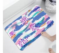 Lhayeu Tappeto in luffa intrecciata, minimalista, arte astratta, a basso profilo, per soggiorno e camera da letto, 120 x 200 cm