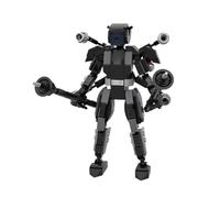 LHBM Aggiorna Scienziato Toilet Action Figures Building Blocks,Toilet Man Building Blocks Kit Regali,Skibidi Blocchi di Costruzione della Educativo per Bambini Regalo E