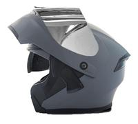 LHBM Casco Flip-up,Casco Modulare Apribile Moto Touring Sport Visiera Parasole,Casco Moto Traspirante Antivento prevenzione delle collisioni,per Uomo Donna Scooter Adulto W,L(59-60cm)