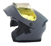 LHBM Casco Flip-up,Casco Modulare Apribile Moto Touring Sport Visiera Parasole,Casco Moto Traspirante Antivento prevenzione delle collisioni,per Uomo Donna Scooter Adulto J,2XL(63-64cm)