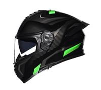 LHBM Casco Moto Modulare,Casco Flip-up Casco Flip-up con Visiera,Casco Moto Traspirante Antivento prevenzione delle collisioni Adatto per Viaggi e Uso in Città E,XL(59-60cm)