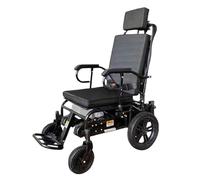 LHBM Montascale Elettrico per Sedia a rotelle, Sedia a rotelle Pieghevole per Scale per Anziani disabili,Sedia A Rotelle per Arrampicata su Scale Cingolata,Carico Sicuro 165 kg B
