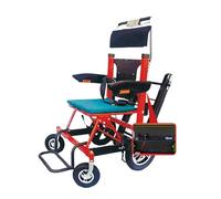 LHBM Montascale,Montascale Portatile,Telaio Che può Salire E Scendere per Le Scale,Carrello Elettrico per Sedia A Rotelle,Saliscale Elettrico Cingolato Carico 160 kg B