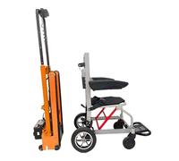 LHBM Montascale per Anziani,Montascale Elettrico,Scalatore Elettrico Cingolato,Scala per Sedia Portatile Pieghevole,per Pazienti Anziani Disabili,Carico 169 kg B