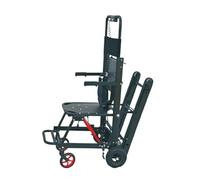 LHBM Sedia a rotelle per Salire Le Scale,Montascale Portatile Elettrico & Saliscale Manuale su Sedia a Rotelle per Scale per Anziani Disabili Carico 160 kg D