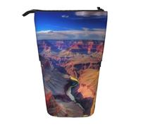 LHBWCVN Beauty Grand Canyon - Astuccio per cosmetici, con supporto telescopico, portatile, carino, per donne, uomini, portamonete da viaggio