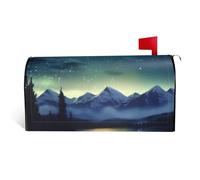 LHBWCVN Celestial Night Sky Coperture per cassette postali magnetiche per cassette postali personalizzate Copertura decorativa per cassetta della posta di benvenuto per giardino cortile standard