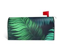 LHBWCVN Coperture magnetiche per cassette postali con foglie di palma tropicale, copertura decorativa per cassetta delle lettere di benvenuto, decorazione per cassetta postale di benvenuto, per