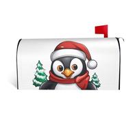 LHBWCVN Coperture magnetiche per cassette postali con pinguino natalizio, copertura decorativa per cassetta delle lettere di benvenuto, decorazione per cassetta postale di benvenuto per giardino