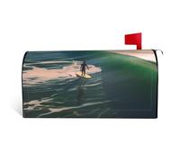 LHBWCVN Coperture magnetiche per cassette postali da spiaggia e surf, copertura decorativa per cassetta delle lettere di benvenuto, decorazione per cassetta postale di benvenuto, per giardino, cortile