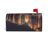 LHBWCVN Coperture magnetiche per cassette postali di Hong Kong, copertura decorativa per cassetta delle lettere di benvenuto, decorazione per cassetta postale di benvenuto per giardino, cortile