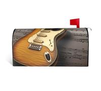 LHBWCVN Coperture magnetiche per cassette postali per chitarra per note Copertura decorativa per cassetta delle lettere di benvenuto decorativa per giardino cortile standard oversize decorazione per