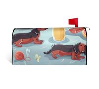 LHBWCVN Coperture magnetiche per cassette postali per hot dog e limonata, copertura decorativa per cassetta delle lettere di benvenuto, decorazione per cassetta postale di benvenuto, per giardino