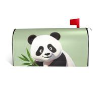 LHBWCVN Cute Panda Coperture per cassette postali magnetiche involucri per cassette postali personalizzate Copertura decorativa per cassetta della posta di benvenuto per giardino cortile standard