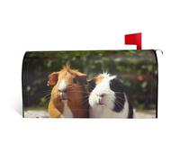 LHBWCVN Guinea Pigs Funny Mailbox Covers Magnetic Mailbox Wraps Custom Post Letter Box Cover decorativa per cassetta della posta di benvenuto per giardino cortile standard oversize cassetta postale