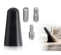 Lhbwhiz Antenna per Auto, Mini Antenna Universale per Auto con Ricezione Amplificata, 1 Antenna + 3 Viti di Diverse Dimensioni, Compatibile con Audi,Compatibile con Honda con Viti M6, M5 o M4 (Nero)