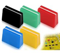 Lhbwhiz Confezione da 5 cappucci fader colorati,cappucci slider per console di mixaggio,compatibile con molti mixer e controller DJ,compatibile con Pio-neer DJM350,400,500,700(colore,20 x 9 x 15 mm)