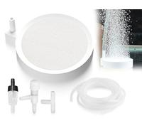 Lhbwhiz set di pietre ad aria nano per acquario,pietra a bolle super minuscole per acquario,diffusore d'aria per acquario,pietra a bolle nano silenziosa,pompa d'aria per acquario molto silenziosa