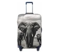LHCVSFGW Copertura per bagagli da viaggio Elefante Walking Valigie Protector Elastico Lavabile Copertura per bagagli Anti-graffio Copertura per bagagli Addensare Protezione per bagagli Adatto per