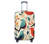 LHCVSFGW Copertura per bagagli da viaggio Flock of Birds Valigie Protector Elastico Lavabile Copertura per bagagli Anti-graffio Copertura per valigie Addensare Protezione per bagagli Adatto per