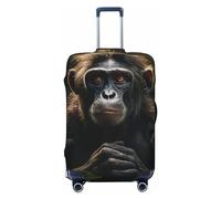LHCVSFGW Copertura per bagagli da viaggio Monkey in Jungle Valigie Protector Elastica Lavabile Copertura per bagagli Anti-graffio Copertura per bagagli Addensare Protezione per bagagli Adatto per