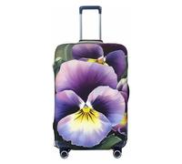 LHCVSFGW Copertura per bagagli da viaggio Pansy Perfection Valigie Protector Elastico Lavabile Copertura per bagagli Anti-graffio Copertura per bagagli Addensare Protezione per bagagli Adatto per