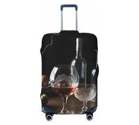 LHCVSFGW Copertura per bagagli da viaggio per bicchieri da vino Valigie Protettore elastico lavabile per bagagli Copertura antigraffio per valigie spessa protezione per bagagli adatta per bagagli da