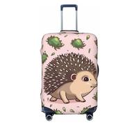 LHCVSFGW Custodia per bagagli da viaggio motivo riccio cartone animato protezione elastica lavabile custodia per bagagli antigraffio custodia per bagagli spessa protezione bagagli per bagagli da 45,7