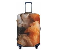 LHCVSFGW Custodia per bagaglio da viaggio in primo piano per il fumo, protezione elastica e lavabile, antigraffio, protezione spessa per bagagli da 45,7 a 81,3 cm, nero, M