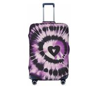 LHCVSFGW Custodia protettiva per bagagli da viaggio, elastica, lavabile, antigraffio, per bagagli da 45,7 a 81,3 cm, colore: Viola, nero, S