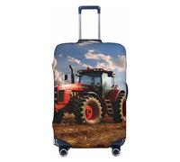 LHCVSFGW Fantastico telo da viaggio per trattore agricolo, protezione elastica e lavabile, antigraffio, protezione spessa per bagagli da 45,7 a 81,3 cm, nero, S