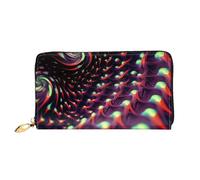 LHCVSFGW Portafoglio in pelle per donne e uomini, portafoglio bifold ultra sottile porta carte di credito fantasy fantascienza vertigini pochette da donna, nero, taglia unica, Nero , Taglia unica