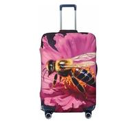 LHCVSFGW Telo per bagagli da viaggio a forma di api, elastico e lavabile, resistente ai graffi, protezione spessa per bagagli da 45,7 a 81,3 cm, nero, XL
