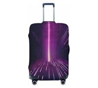 LHCVSFGW Telo protettivo per bagagli da viaggio, elastico, lavabile, antigraffio, per bagagli da 45,7 a 81,3 cm, nero, M