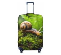 LHCVSFGW Telo protettivo per bagagli da viaggio, elastico, lavabile, antigraffio, per bagagli da 45,7 a 81,3 cm, nero, L
