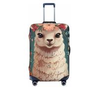LHCVSFGW Telo protettivo per bagagli da viaggio in alpaca elastico e lavabile, antigraffio per bagagli da 45,7 a 81,3 cm, nero, M