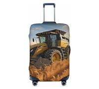 LHCVSFGW Telo protettivo per bagagli da viaggio, trattore agricolo raccolto elastico lavabile, antigraffio, protezione spessa per bagagli da 45,7 a 81,3 cm, nero, M