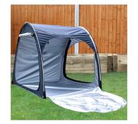 LHCXKJGS Box Biciclette può Essere Giuntato Garage Moto per Esterno per Mobili da Giardino,Biciclette,Moto Casetta Porta Attrezzi da Giardino Tende da Esterno,Black