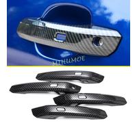 LHD Auto In Fibra di Carbonio Maniglia Esterna Della Porta Copertura Trim Adesivo Per Audi A4 B9 A5 Q5 SQ5 Sportback 2020-2024 2019 2018 2017 2016
