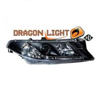 LHD Design Faro Coppia LED Dragone Trasparente Nero Per Renault Laguna Sw 01-05