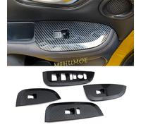 LHD fibra di carbonio interni porta finestra interruttore pannello cornice trim per Honda ZR-V ZRV 2023 2024 accessori