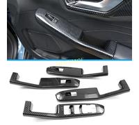 LHD in fibra di carbonio Car Interior Window Switch Panel Trim Bezel cover per Ford Escape Kuga 2020 2021 2022 2023 2024 2025