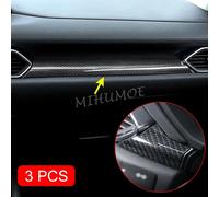 LHD Interni In Fibra di Carbonio Cruscotto Copertura Striscia Trim Per Mazda CX-5 KF 2017 2018 2019 2020 2021 2022 2023 2024 2025