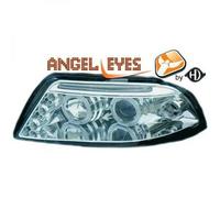 LHD Proiettore Fari Coppia Angel Eyes Trasparente Cromo Per VW Typ3BG 00-05