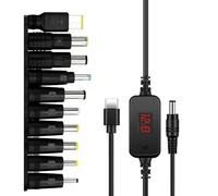 Lhdfyqt Cavo Adattatore PD a DC, USB C a DC Boost Converter, Micro USB di Alimentazione per Router Modem, Notebook (10 Teste di Conversione)
