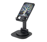 LHDGBNV Galaxy Tree Supporto per telefono cellulare con angolo di altezza regolabile a 360 ° Supporto per telefono portatile pieghevole da scrivania accessori da ufficio compatibile con tutti i